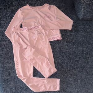 Kappa Kids Light Pink Pajama Set